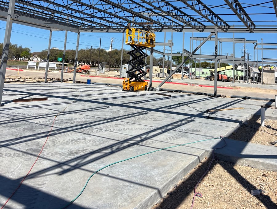 Commercial steel framing